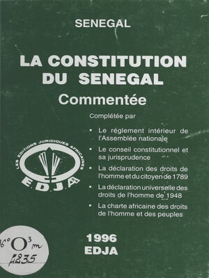 cover image of La constitution du Sénégal